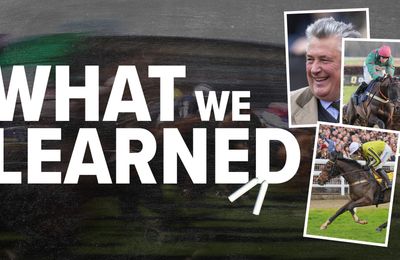 Champion trainers' race set to go all the way and Radford's welcome resurgence - three things we learned last week - Vimarsana News