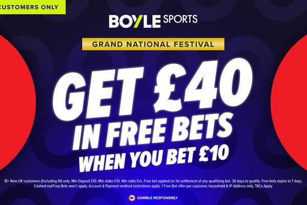 BOYLE Sports Grand National offer: bet £10 get £40