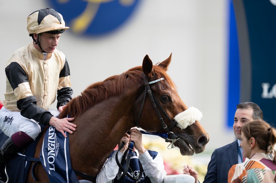 Giavellotto wins thriller after Christophe Soumillon loses irons while contesting dramatic finish