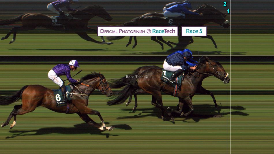 Godolphin get one over Coolmore with narrowest of victories against hot favourite Abraham Lincoln in Superlative Stakes