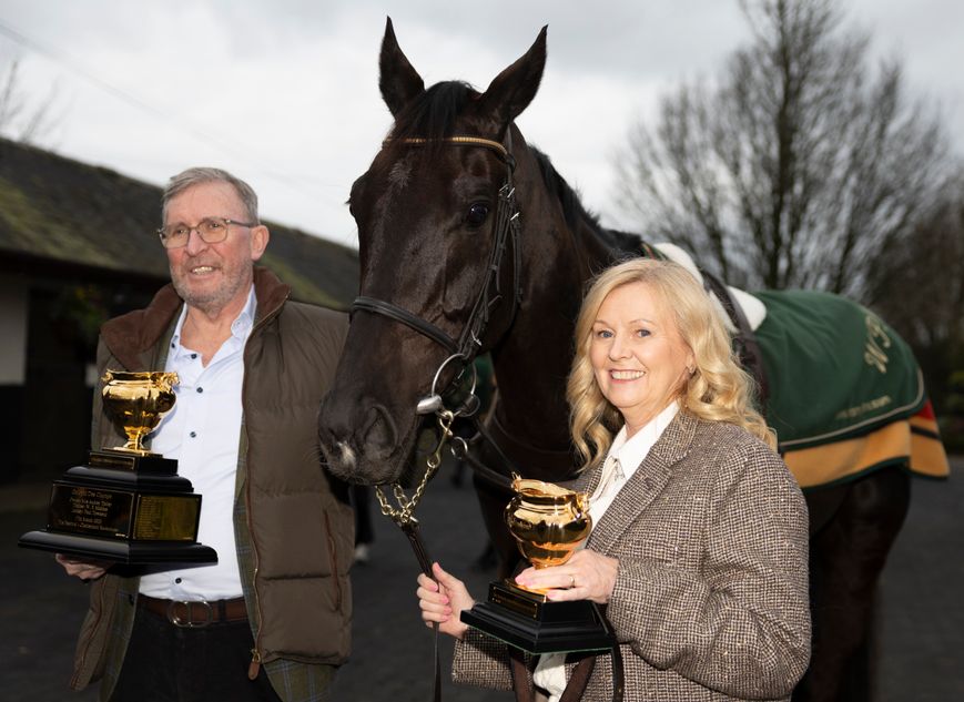 'They all lined up to have a go at him and he left them for dead' - Galopin Des Champs owners Greg and Audrey Turley reflect on 'dream of a lifetime'