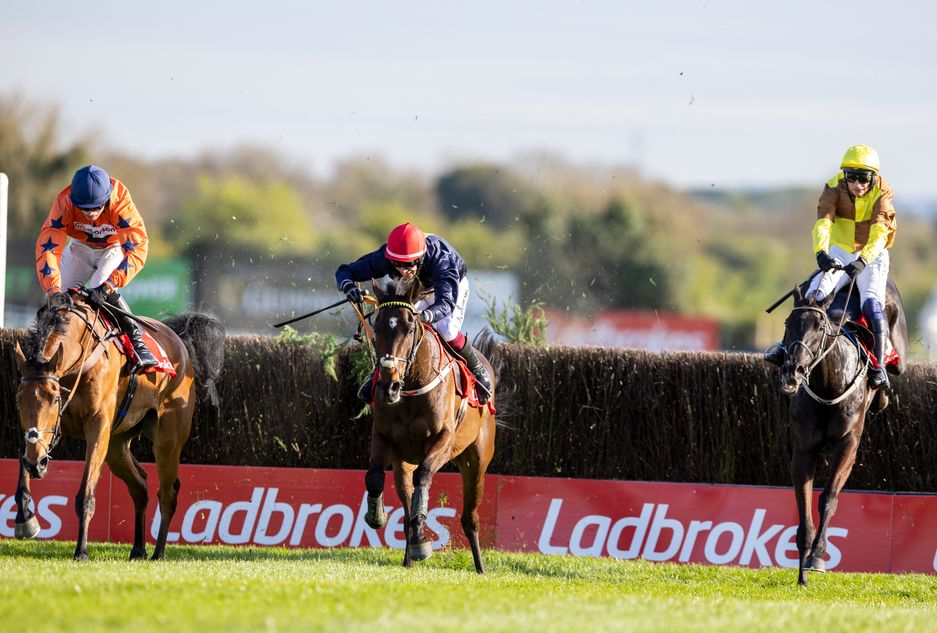201 Fastorslow stuns Galopin Des Champs and Bravemansgame with shock Punchestown Gold Cup win
