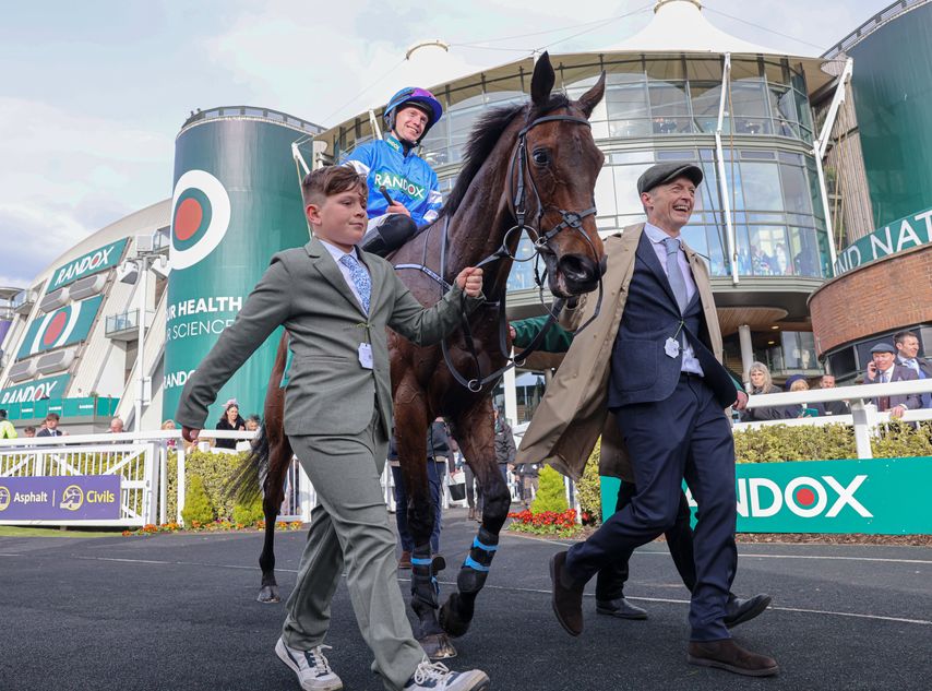 Aintree winner disqualified and jockey banned for 28 days after going four strikes over whip limit