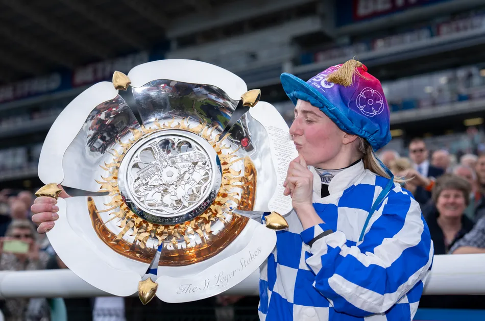 As hard as nails and now a history maker - Saffie Osborne gives the St Leger one of its very greatest days