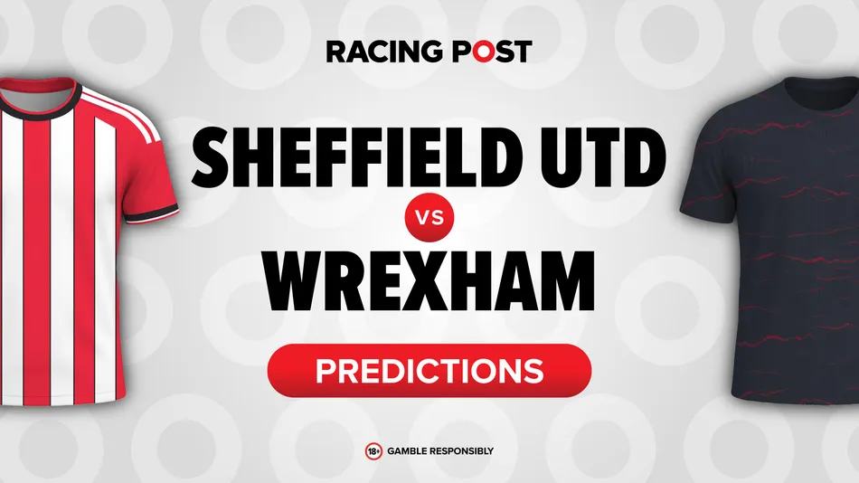 Image accompanying Sheffield United vs Wrexham predictions: 11-1 Bet Builder tip, team news and odds, from Racing Post