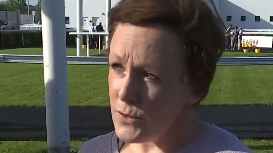 Two-horse trainer's first runner is backed from 150-1 into 20 - and wins with son aboard