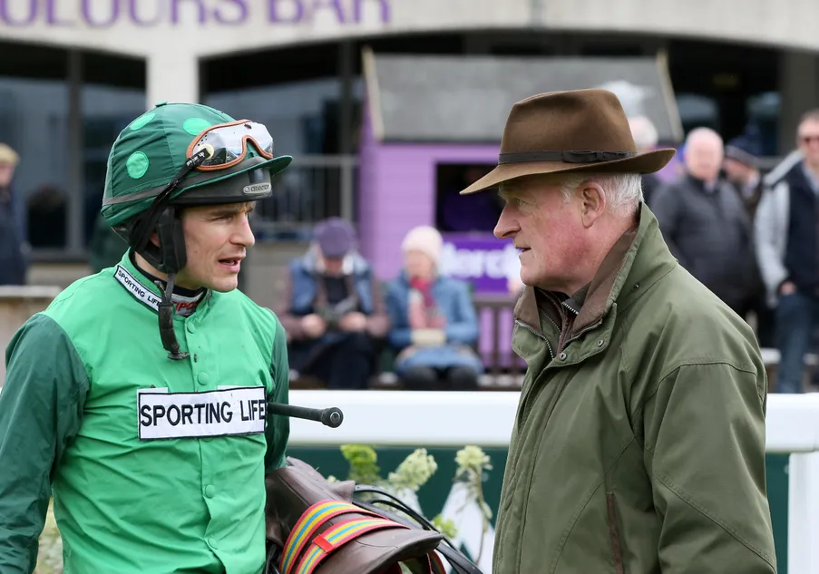 Danny Mullins fined €3,000 and Willie Mullins €500 after stewards take dim view of actions in Galway Hurdle preliminaries